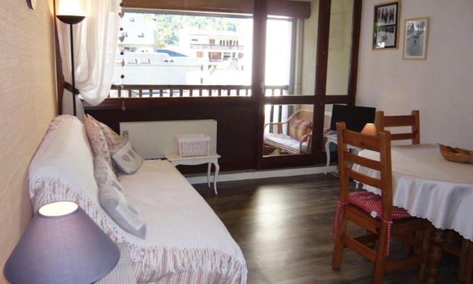 Saint-Lary-Soulan Apartment | Appartement d'une chambre avec vue sur la ville terrasse amenagee et wifi a Saint Lary Soulan a 1 km des pistes