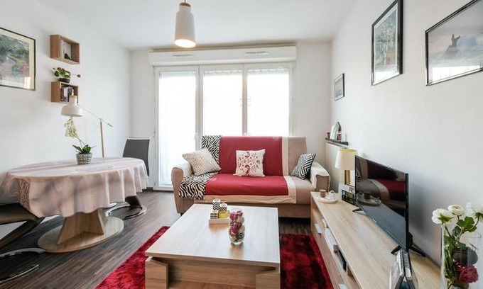 Centre Ville Rive Gauche Apartment | Appartement d'une chambre a Rouen avec magnifique vue sur la ville balcon amenage et WiFi a 65 km de la plage