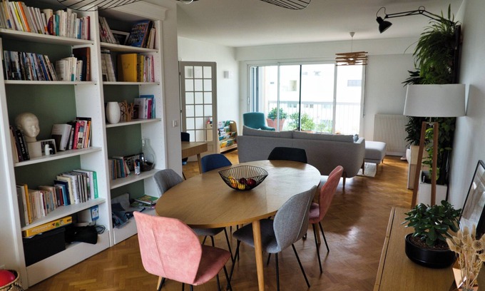 Sceaux Apartment | Appartement Design Familial 100m2, vue Dégagée, Aperçu Tour Eiffel