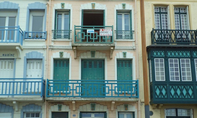 Mers-les-Bains Apartment | Appartement LE Large Face MER et Plage Avec Balcon