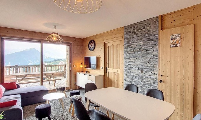 La Toussuire Apartment | Appartement neuf pour 6 pers. avec parking, balcon et sur pistes - FR-1-416-186