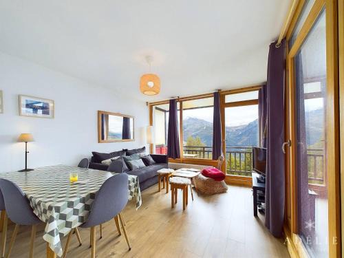 La Rosiere Apartment | Appartement Scandinave, 3 pièces, 50m², proche pistes et commerces, avec balcons et parking - FR-1-398-609