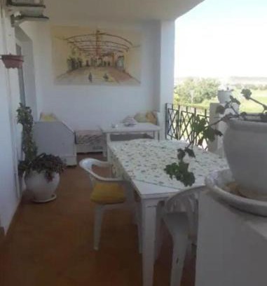 Marina Apartment | Appartement type andalous avec peintures murales originales grande double terrasse vue sur golf Teelal de Saïdia et piscine