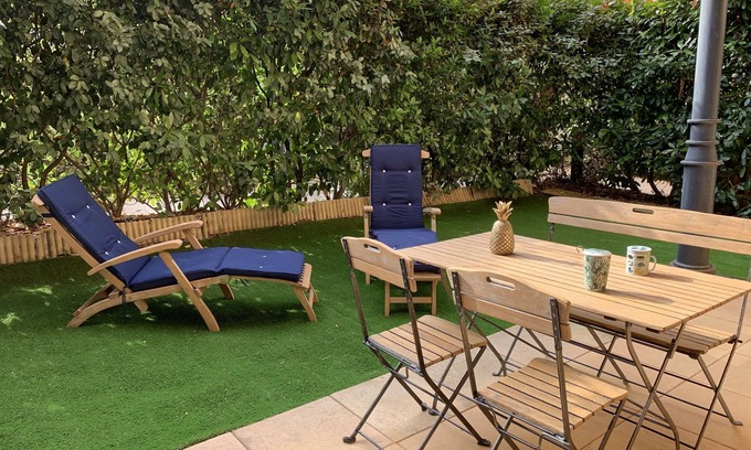 La Croix-Valmer Apartment | Appt 57 m2 4/5 pers in peace Garden level Secure swimming pool