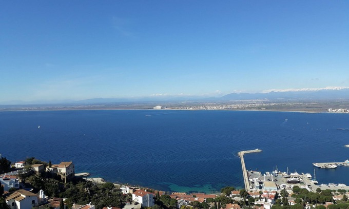 Almadraba-Canyelles House | Appt in villa panoramic sea view 180 °, clim., Swimming pool