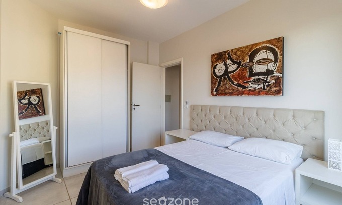 Ponta das Canas Apartment | Apt With sea View Balcony in Floripa Gvm133
