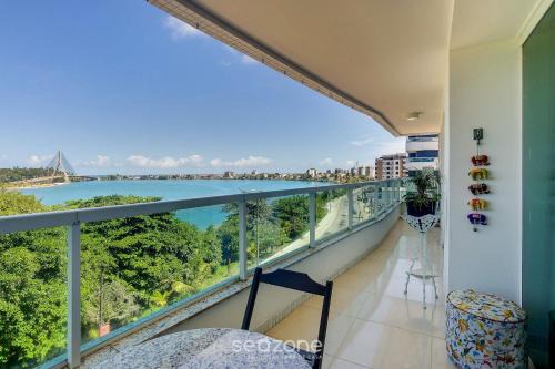 Pontal Apartment | Apto vista p/rio c/varanda - Pontal BCL402