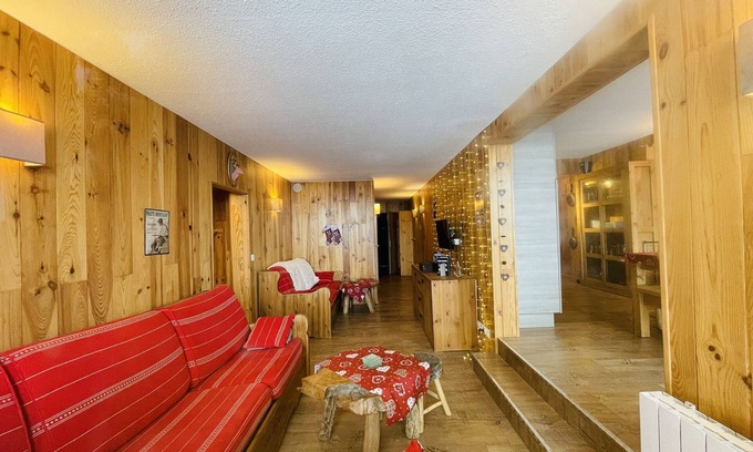Arc-2000 Apartment | ARC 2000 large chalet-type apartment 10/12 people Classified 3 crystals