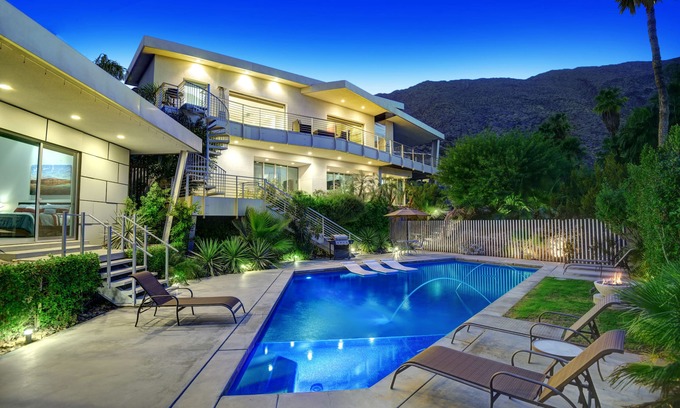 The Mesa House | Architectural Masterpiece With Airliner Views Across The Valley