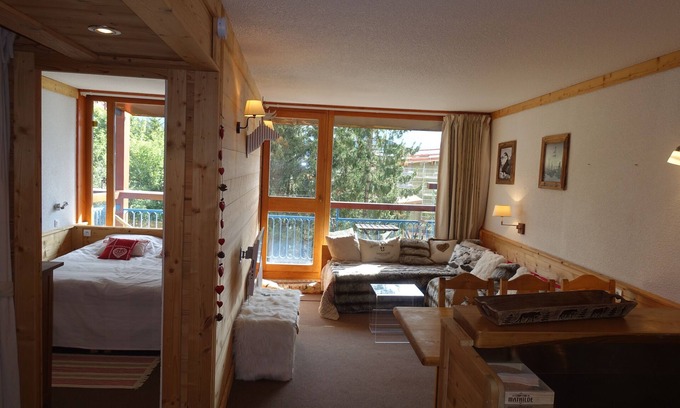 Arc-1800 Apartment | Arcs 1800 Résid La Nova center station Appart 1 bedroom + sleeping area