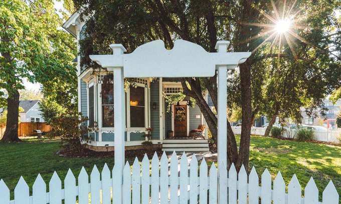 Historic Railroad District House | Artsy Downtown Historical House: Steps to Shakespeare