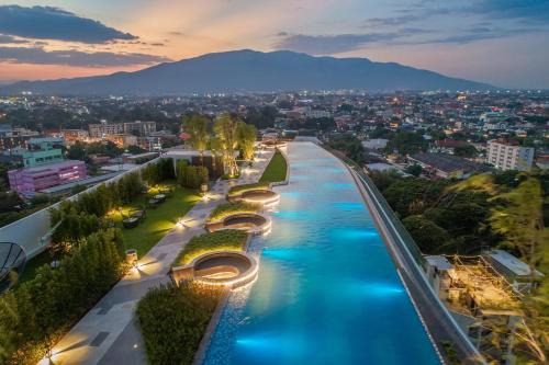 Chang Khlan Apartment | Astra Sky River Paronama Pool Luxury Changklan Chiang Mai