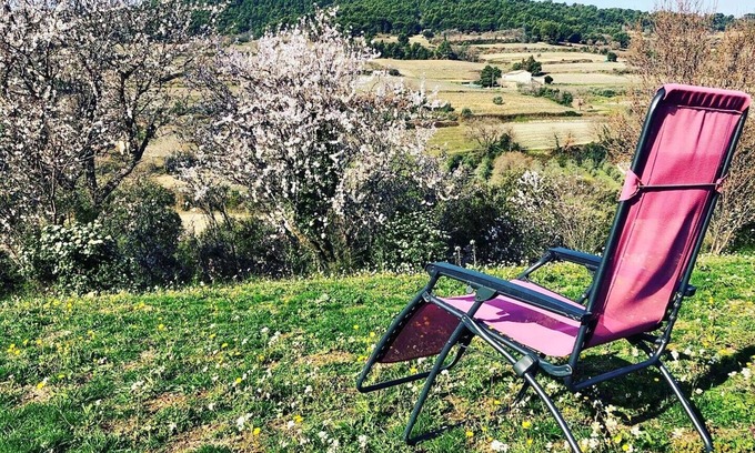 Vinsobres House | At the foot of the Ventoux VILLA 8/10 persons quiet garden 1500m2 above-ground pool