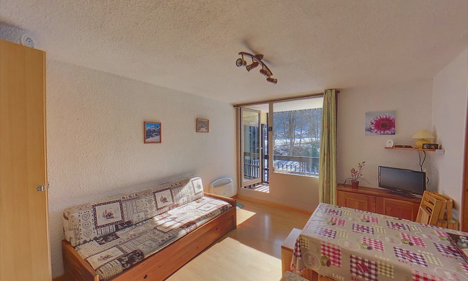 Les Carroz-d'Araches Apartment | AT208 - Studio aux Carroz proche base de loisirs