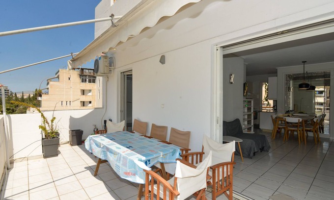 Athens Apartment | Athens Sunny balcony top floor 1 bdr