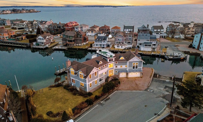 Groton Long Point House | Atlantic's End is now available for rent! Bring your 35' Boat!