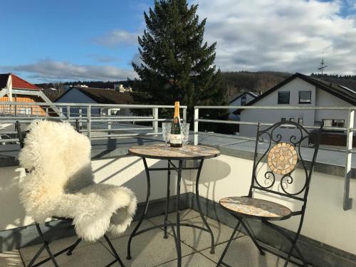 Gundelfingen Apartment | Attika Ferienwohnung in Freiburg -Gundelfingen mit großer Dachterrasse