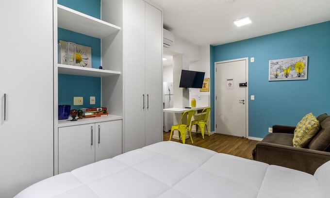 Consolacao Apartment | AV1110 - Studio 4 guests Avanhandava Street