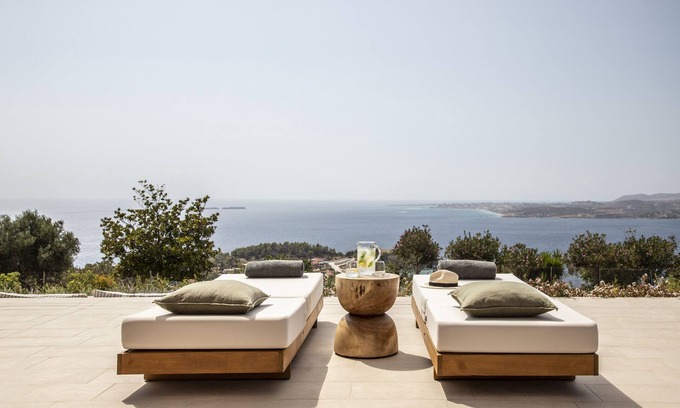 Lassi Villa | Avertosia Villa I with Private Pool & Panoramic Sea View