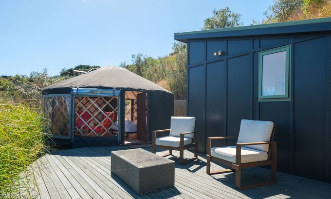 Palm Beach RV Rental | Awaawa Yurts - Combined 3 Yurt Package
