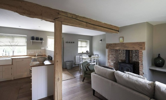 Sharrington Cottage | Award-winning, stylish and simple, in a countryside setting near the coast