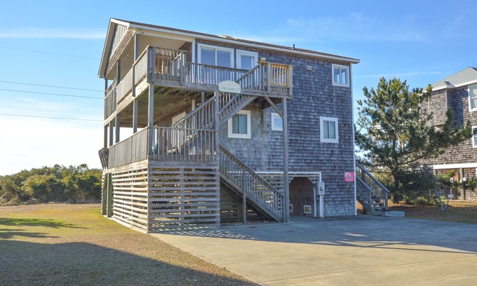 South Nags Head House | Awesome 'D' has a hot tub for your family vacation entertainment