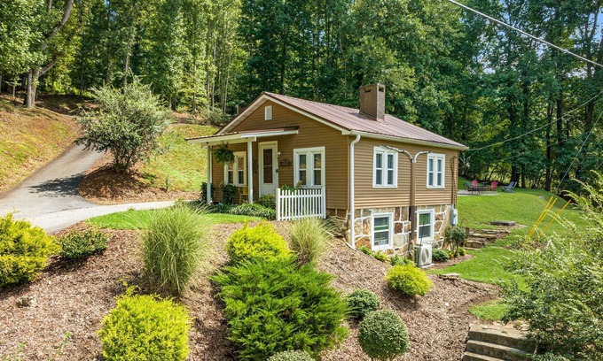 Horse Shoe House | Awesome house in Horse Shoe with fireplaces, firepit, patio & grill