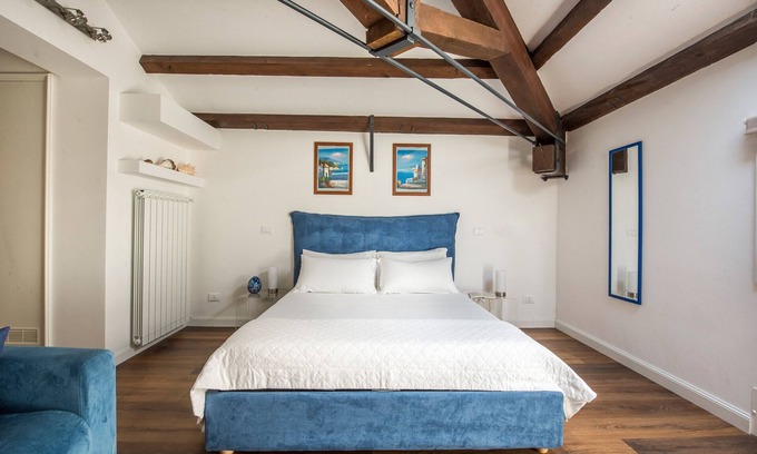 Palermo Bed & Breakfast | B&B Villa Liberty sul mare - Camera Cobalto