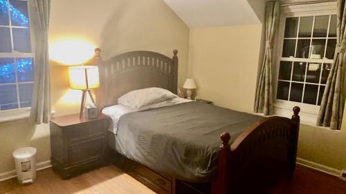 Naperville House | B1 A private room in Naperville downtown with desk and Wi-Fi near everything