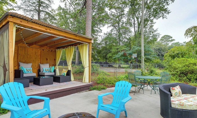 Sumter Apartment | Backyard Oasis w/Pool: Sunny Sumter Studio!