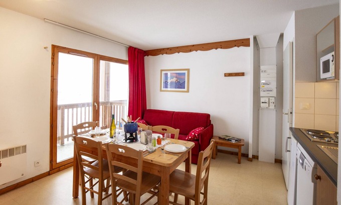 Termignon Apartment | Balcons B 014 - PARC NAT. VANOISE appart. 6 pers.