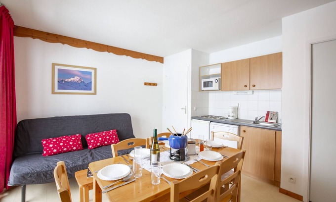 Termignon Apartment | Balcons B 037 - PARC NAT. VANOISE appart. 6 pers.