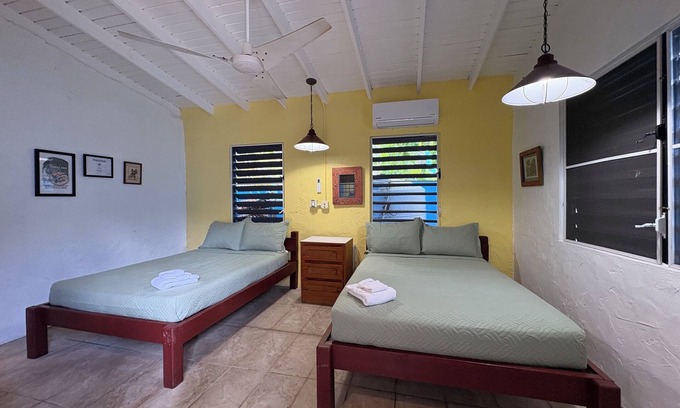 Esperanza Resort | Bananas Vieques Guesthouse Room 9/Vibrant Area/Private/Steps to the beach
