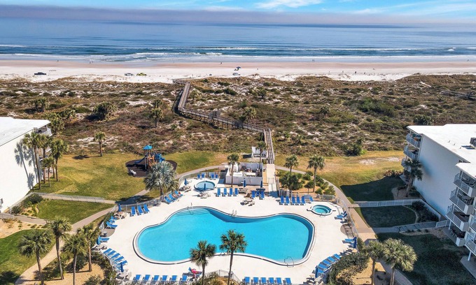 Butler Beach Villa | Beach Access St. Augustine villa with Indoor/outdoor pool & tennis courts