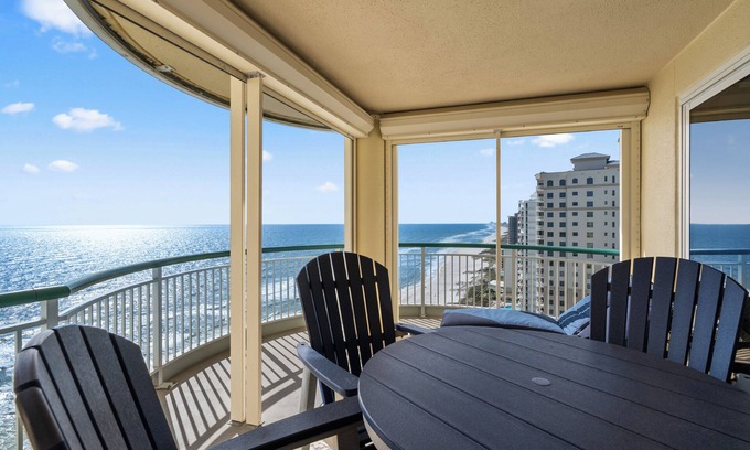 Ono Island Condo | Beach Colony West 17th Floor Beachfront Condo | Large Balcony | My Beach Getaways