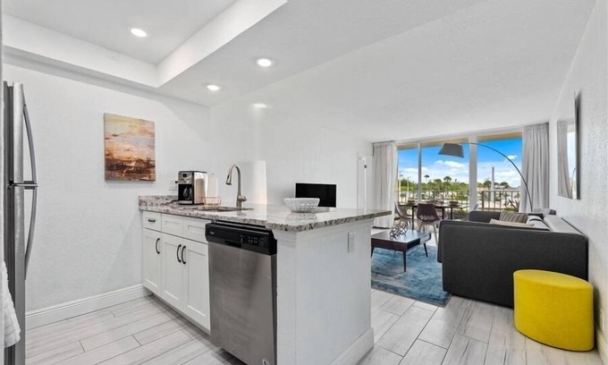 Hutchinson Island South Apartment | Beach Condo/High-End Finishes/Island Beach Resort/No Cleaning Fee/Condo 212