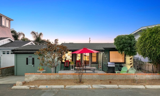 Carlsbad Village Cottage | Beach Cottage a few homes from the Beach