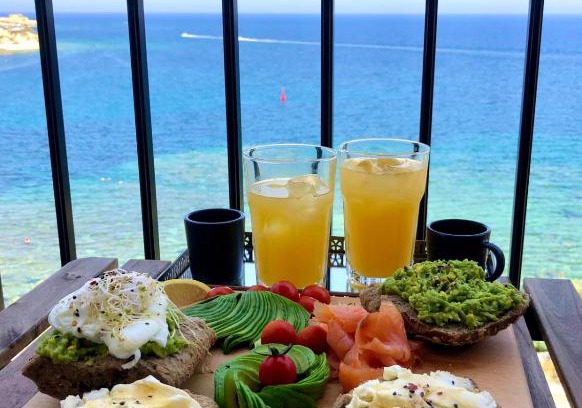 Marsalforn Apartment | Beach front High End apartment, direct sea views.
