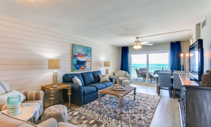 Biltmore Beach Condo | Beach Service Gulf front FULLY RENOVATED 2 bedrooms 2 bath fully renovated condo
