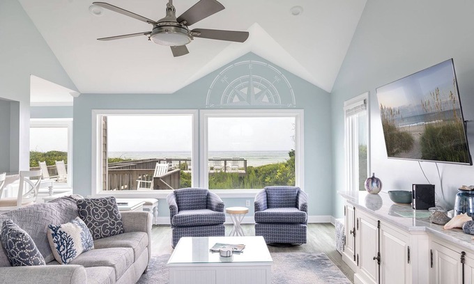 Pine Knoll Shores House | Beach Thyme, Oceanfront House in Indian Beach, NC!
