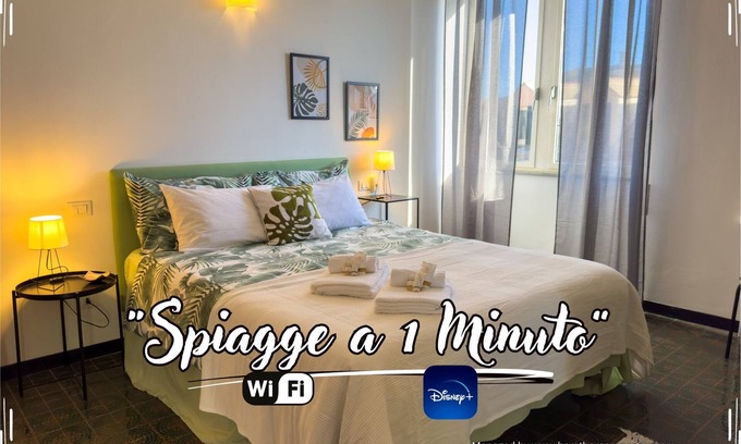 Albisola Superiore Apartment | [Beaches 1 min away] Free WiFi Disney Plus A/C
