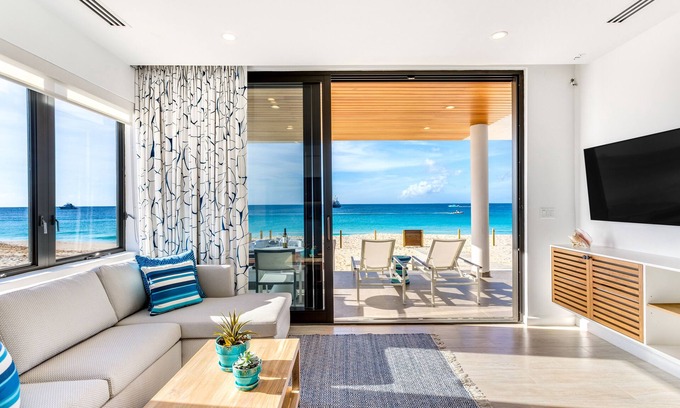 West End Village Condo | Beachfront 1-bedroom at award-winning Tranquility Beach on Meads Bay Beach
