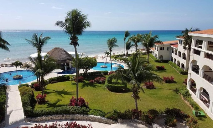 Playacar Fase I Condo | Beachfront Condo in Playacar Stunning Ocean Views 7021