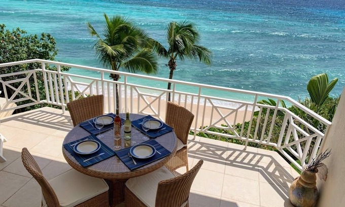 St. Lawrence Gap Condo | Beachfront Condo 308 Mistle Cove