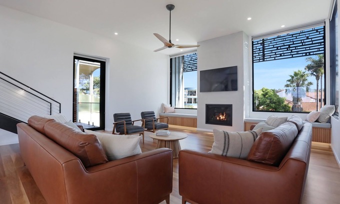 Merimbula House | Beachfront Escape - 6 bedroom home with a private pool & beach access - 3nights