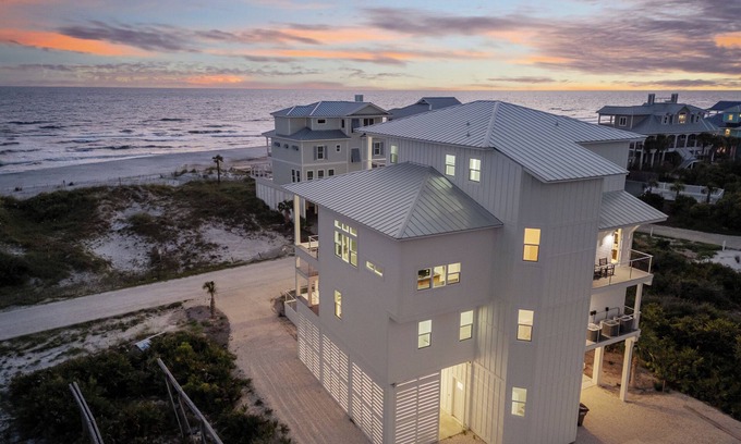 Port St. Joe House | Beachfront Hideaway Secluded Dunes Hot Tub EV