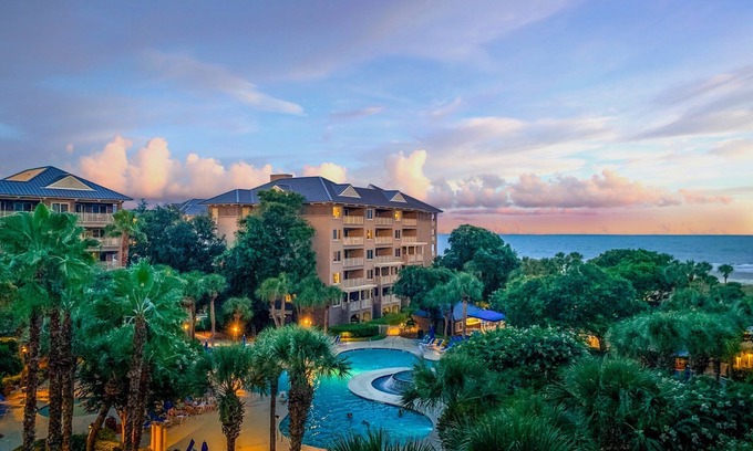Hilton Head Island Resort | Beachfront Villa at Marriott’s Grande Ocean – Coligny Beach & Sea Pines Access!