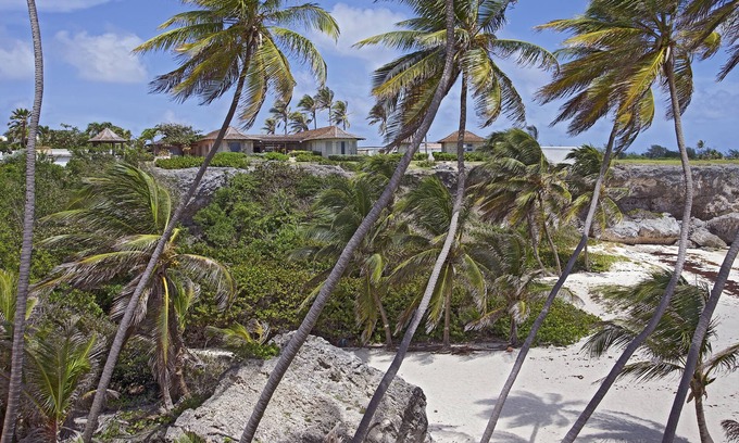 Bottom Bay Villa | Beachfront villa with pool and dramatic views of Bottom Bay Beach