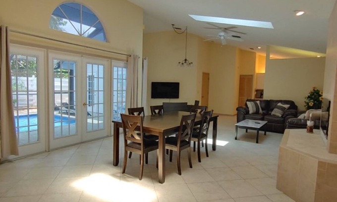 Indialantic House | Beachside Pool House with heated pool, Short Walk to the Beach!