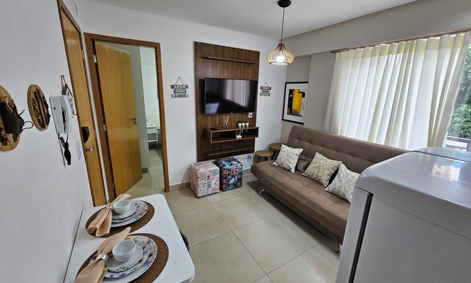 Goiania Apartment | Beautiful 2 bedroom flat on the corner of Flamboyant Shopping